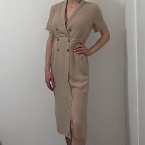 ASOS Trench Inspired Midi Dress US 4 - New With Tags
